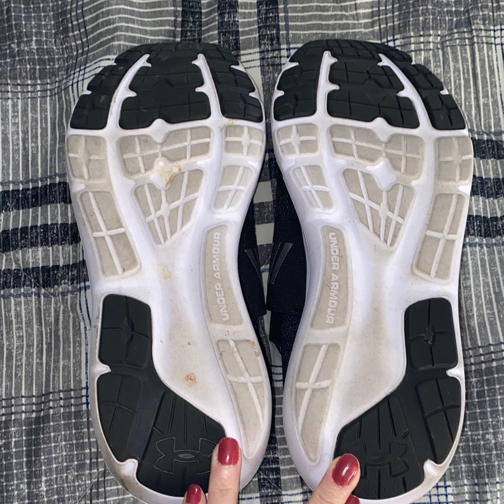 Under Armour Men's Black Slip-On Sneakers - Picture 4 of 5